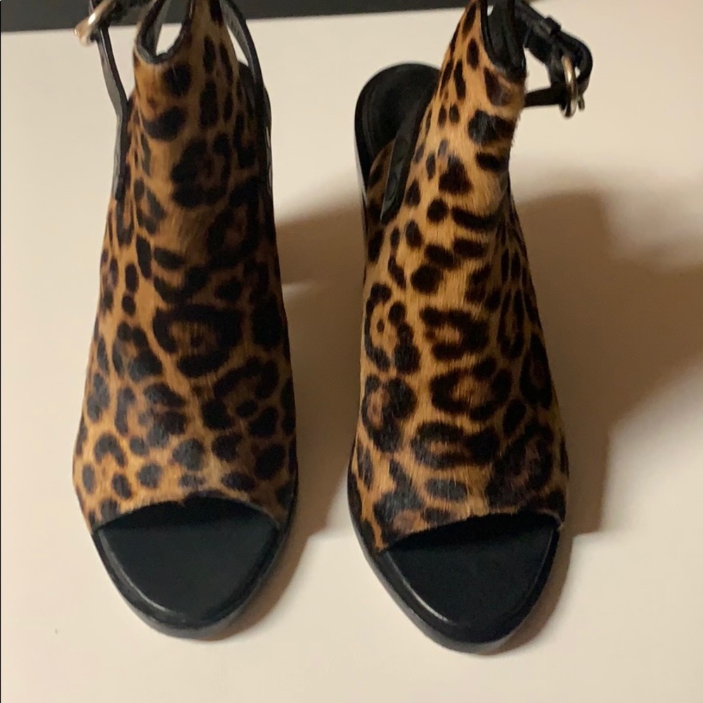 NWT Rag & Bone Calf Hair Leopard Open Toe … - Picture 14 of 16
